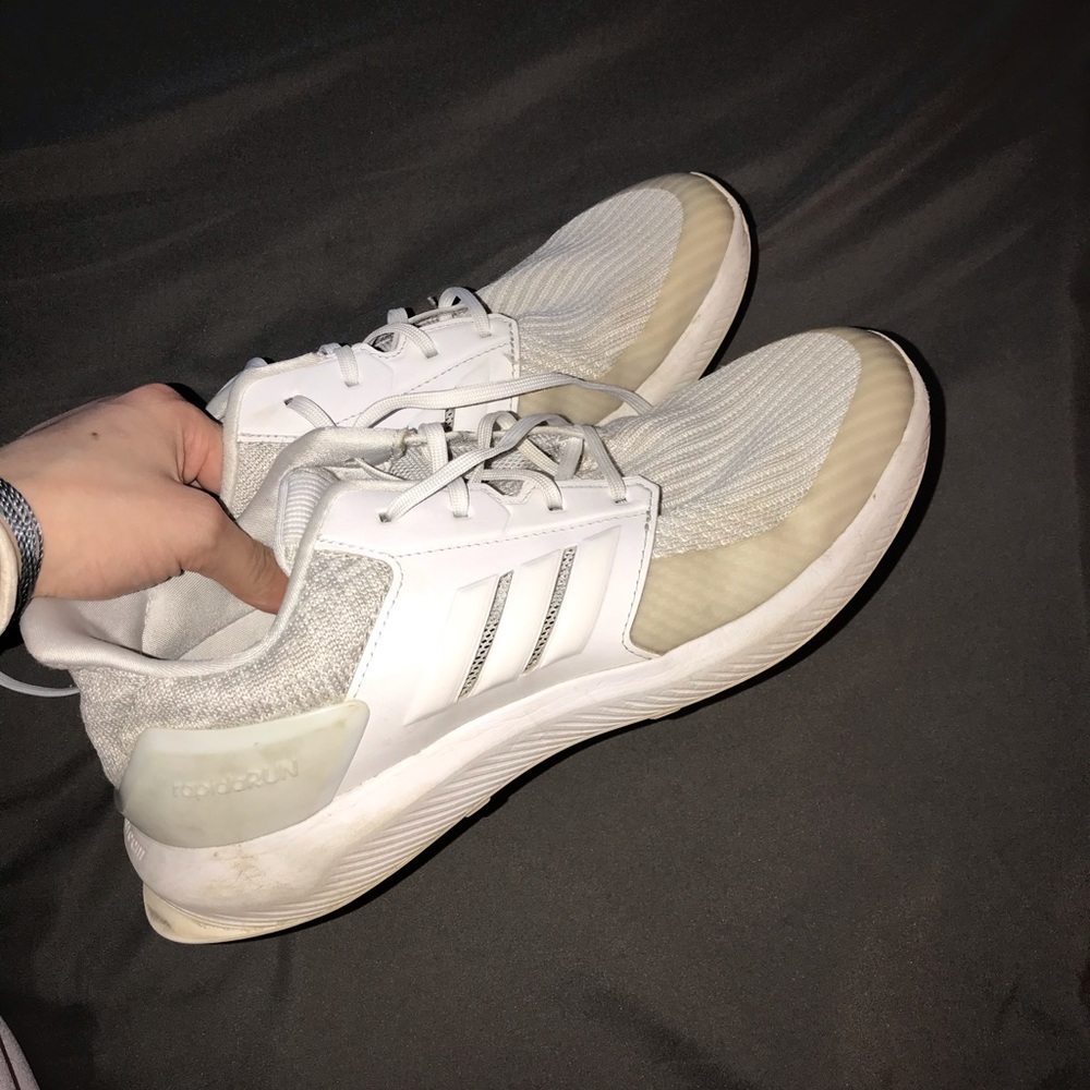 white adidas shoes